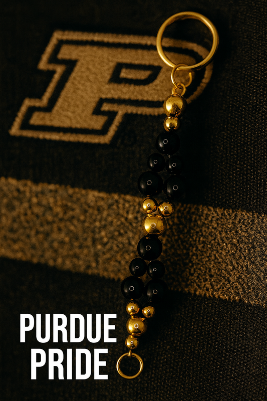 Sports Color Keychains- Purdue