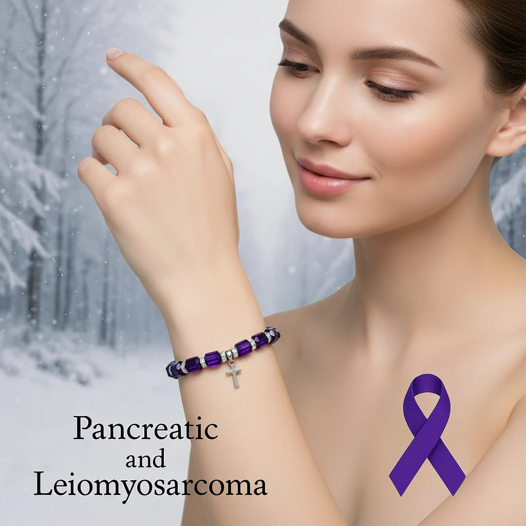 Courage Collection-Pancreatic & Leiomyosarcoma Awareness Bracelet
