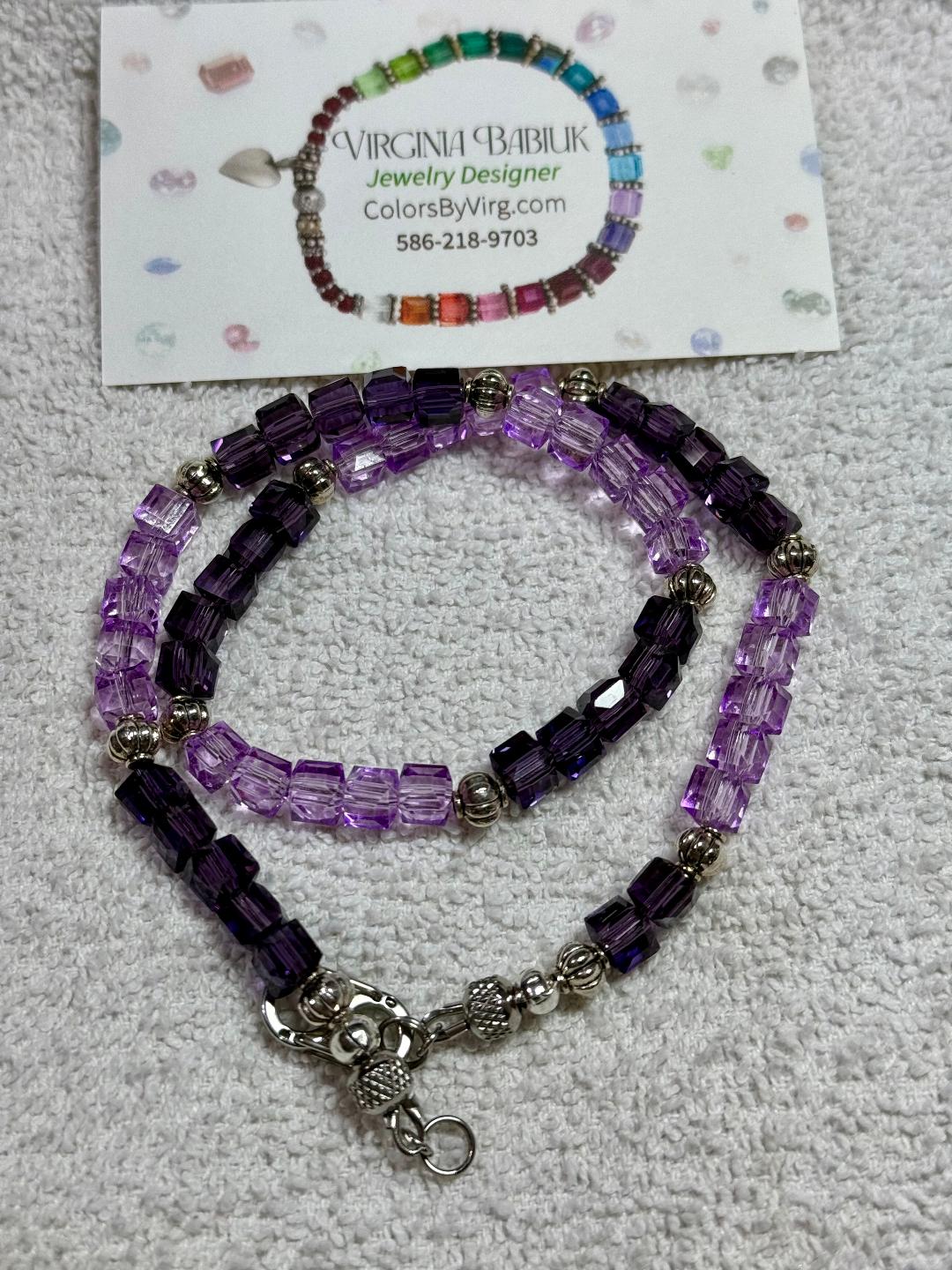 Purple Gaze Necklace