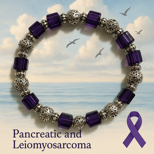 Courage Collection-Pancreatic & Leiomyosarcoma Awareness Bracelet