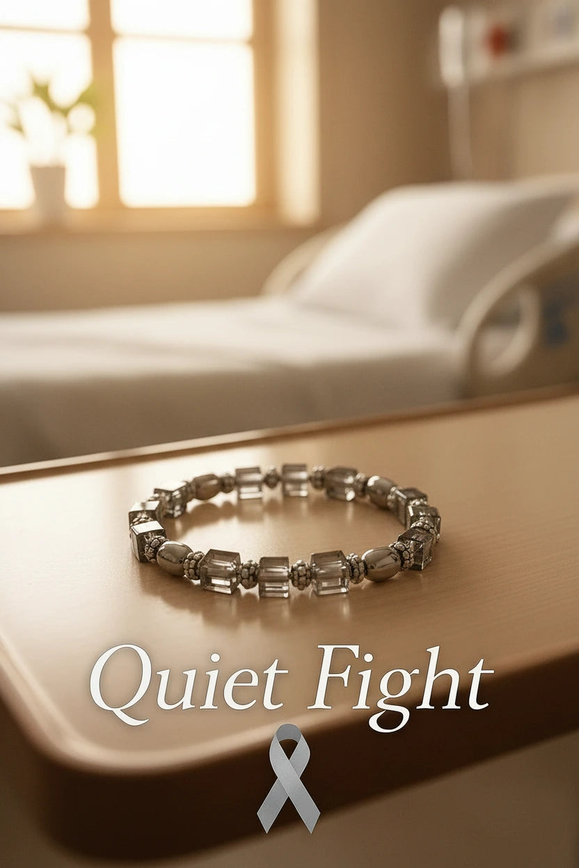 Courage Collection-Awareness Bracelet -Brain Cancer -Quiet Fight