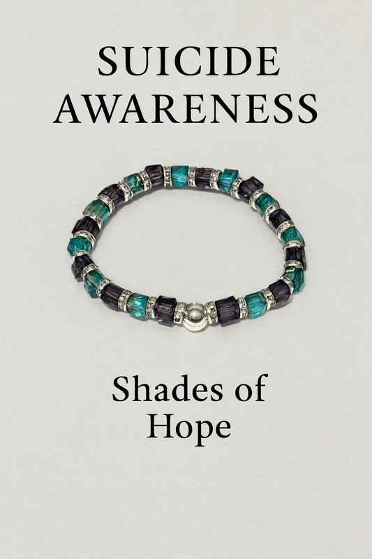Suicide. Awareness  Bracelet -Shades of Hope