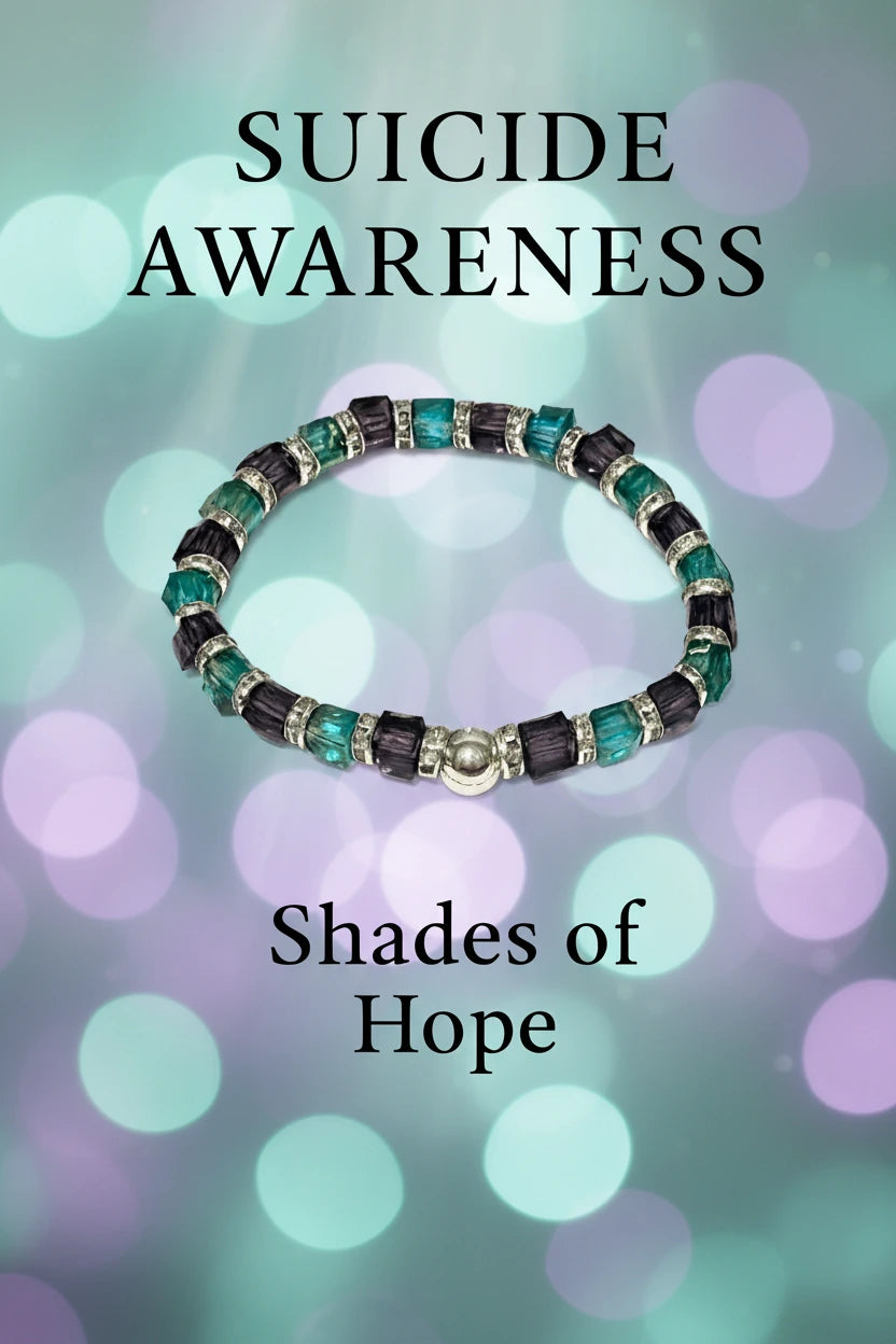 Suicide. Awareness  Bracelet -Shades of Hope