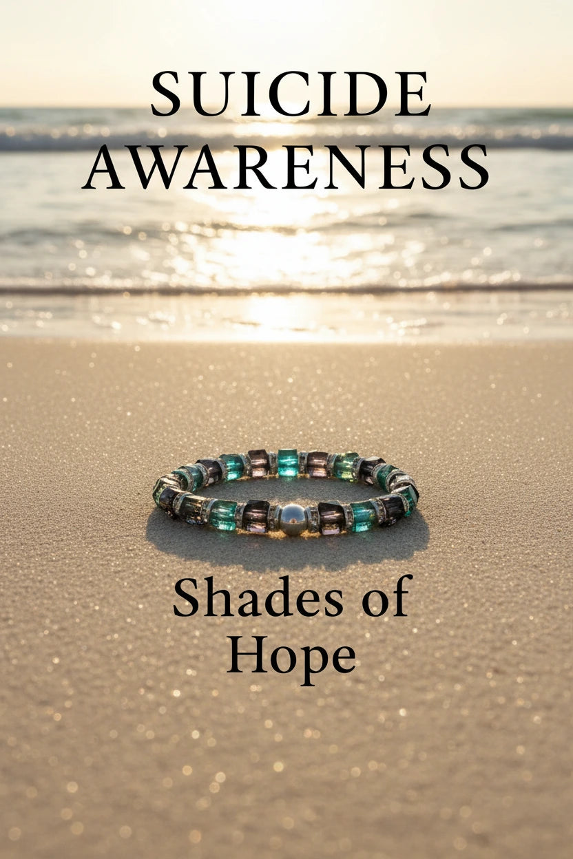 Suicide. Awareness  Bracelet -Shades of Hope