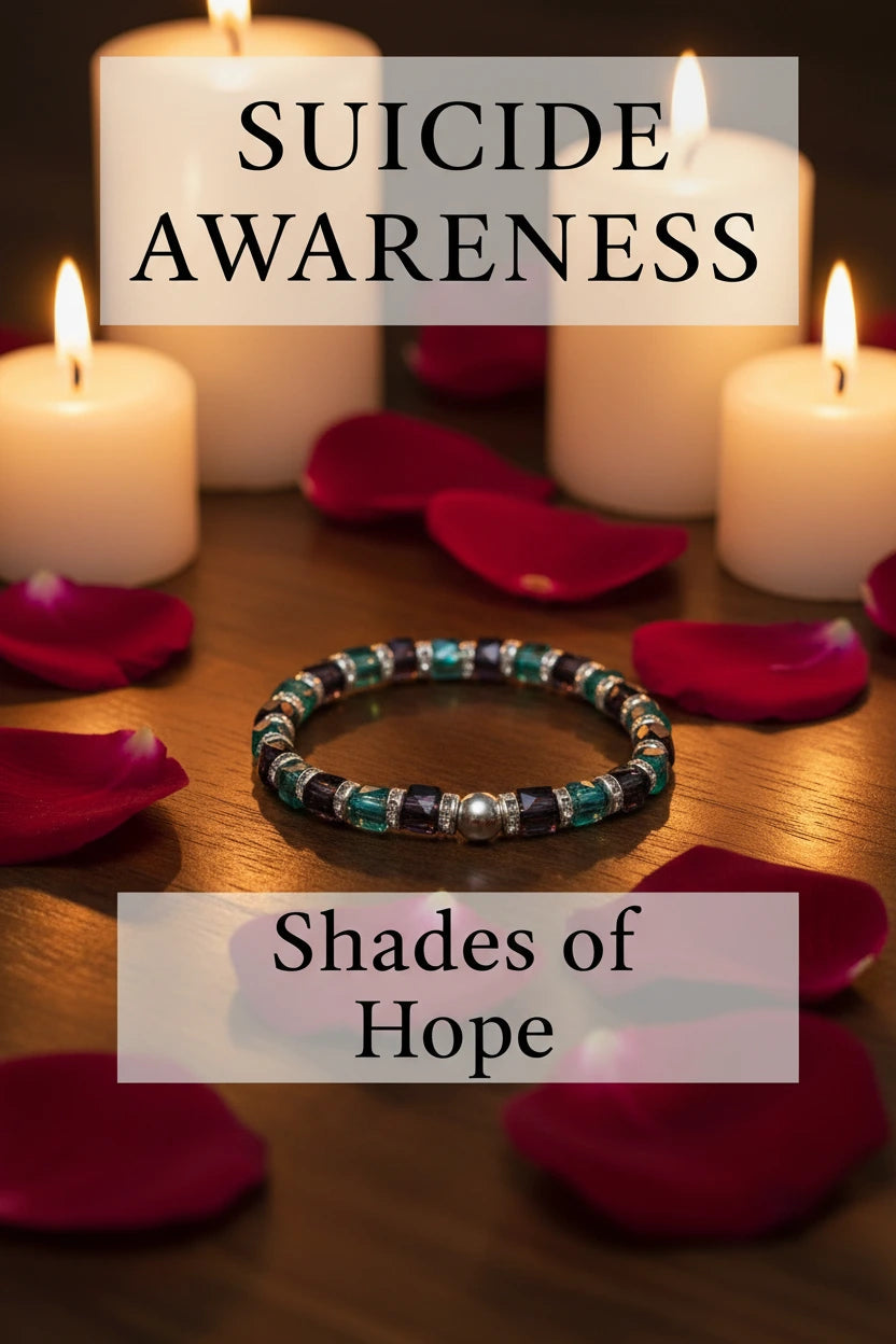 Suicide. Awareness  Bracelet -Shades of Hope