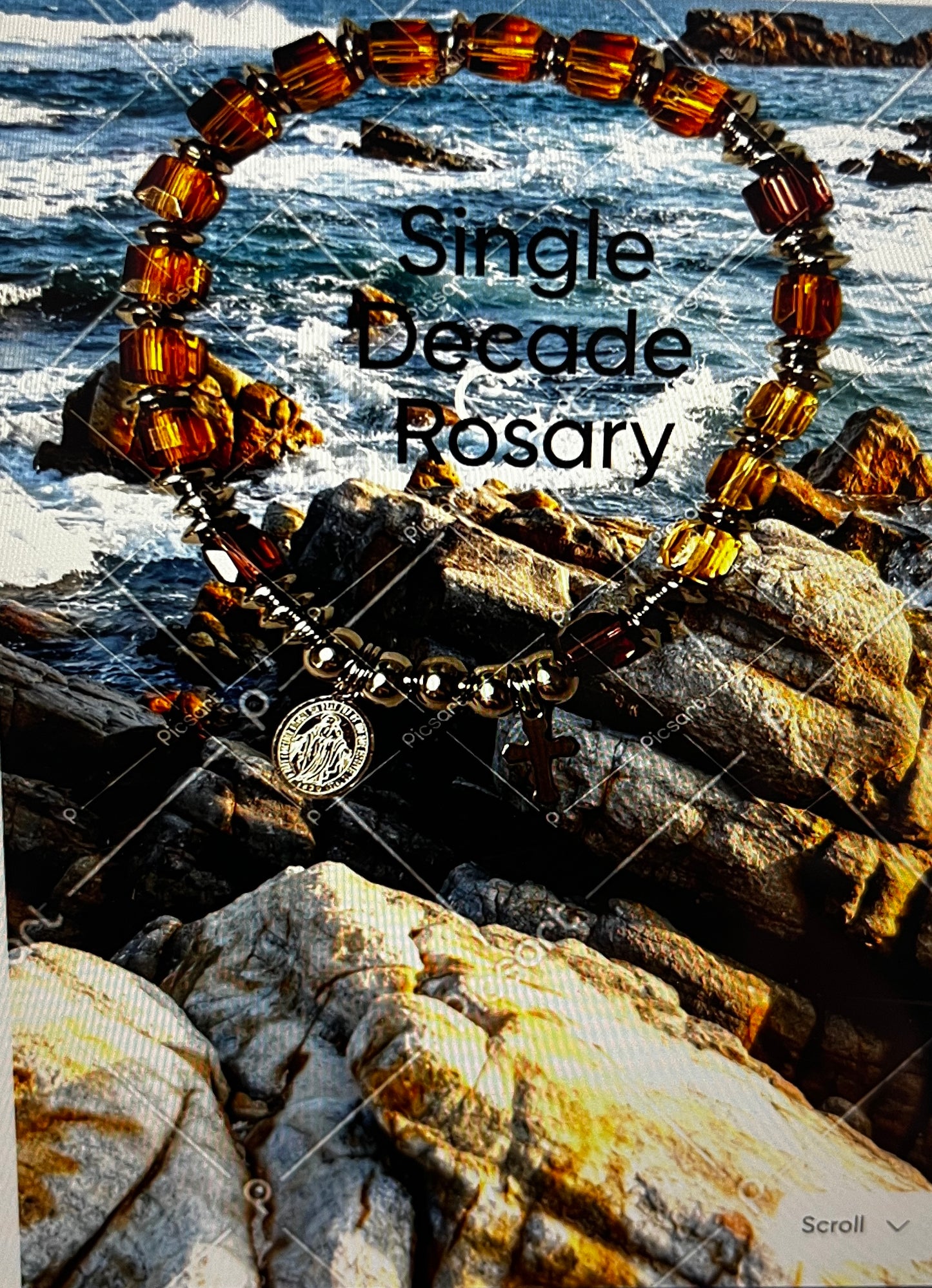 Heavenly Grace Single Decade Rosary-Grace- Bracelet