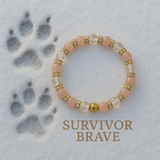 Survivor Brave Bracelet (Gold or silver tone)