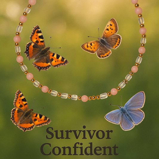 Survivor -Confident-Necklace 6mm Gold Tone