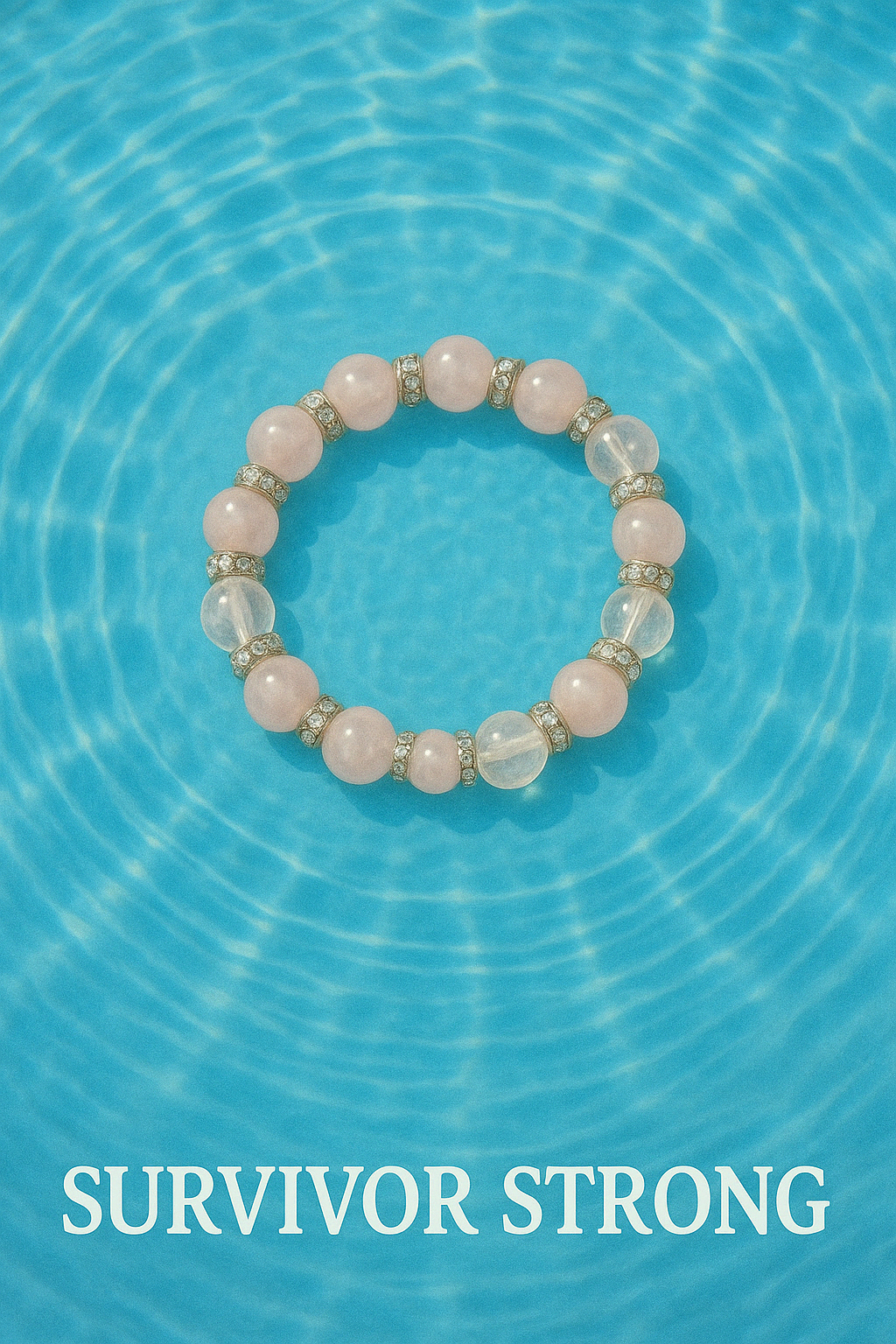 Survivor Strong Bracelet with Silver accents