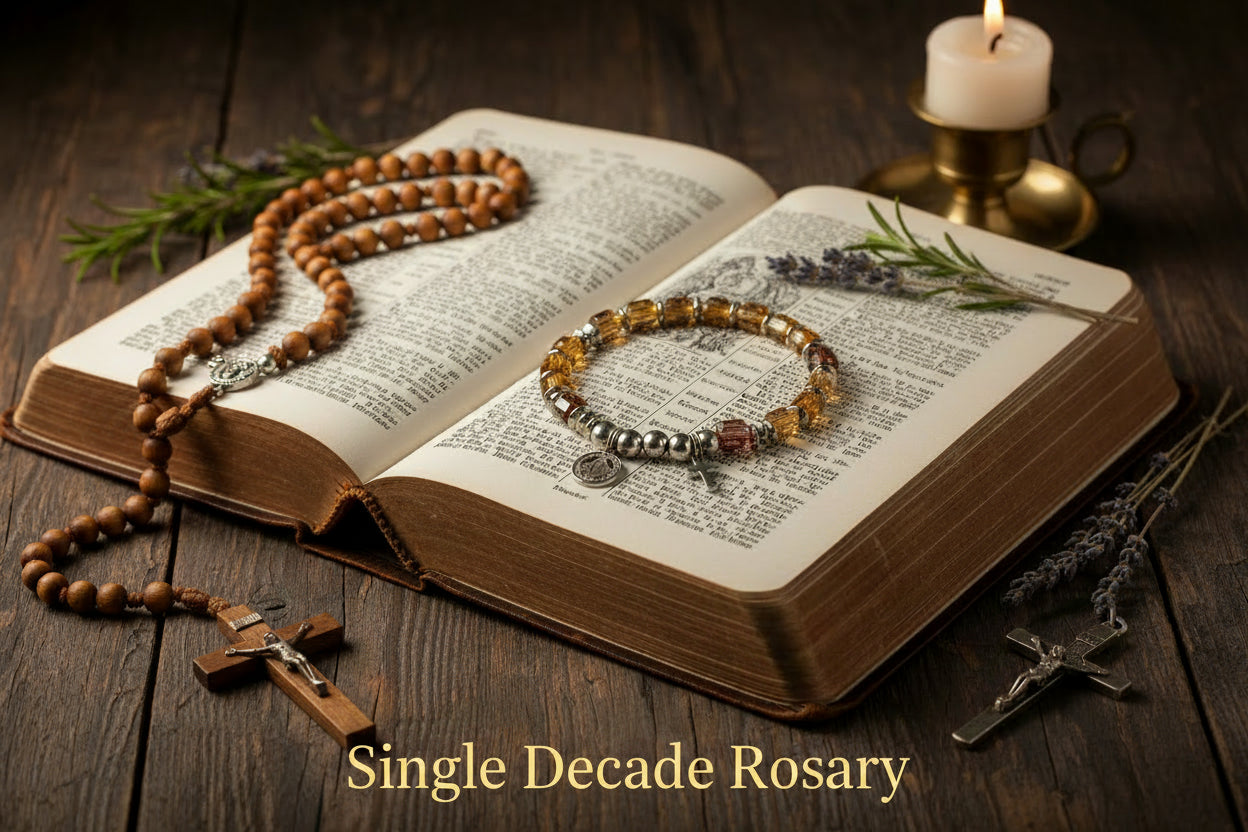 Heavenly Grace Single Decade Rosary-Grace- Bracelet