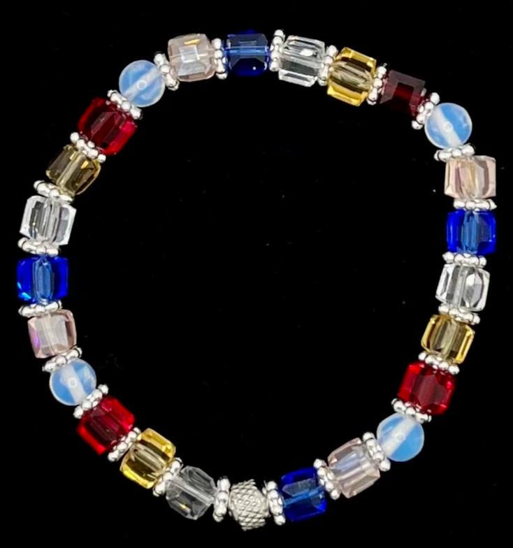 Memory Birthstone Custom made Bracelet ,Jan,April,Oct,Sept Nov